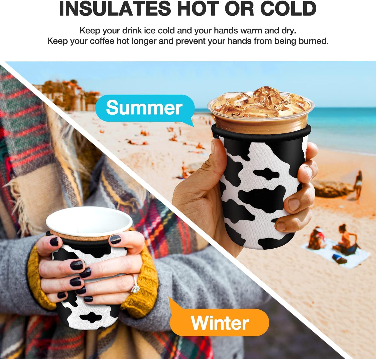 Thumbnail 3 de Iced Coffee Cup Sleeve, Neoprene