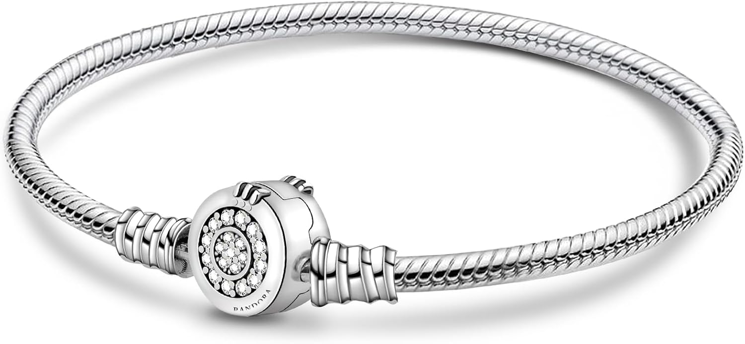 Thumbnail 6 de Ruaidhra Sterling Silber 925 Armband für Damen – Herzverschluss mit Platz für persönliche Charms