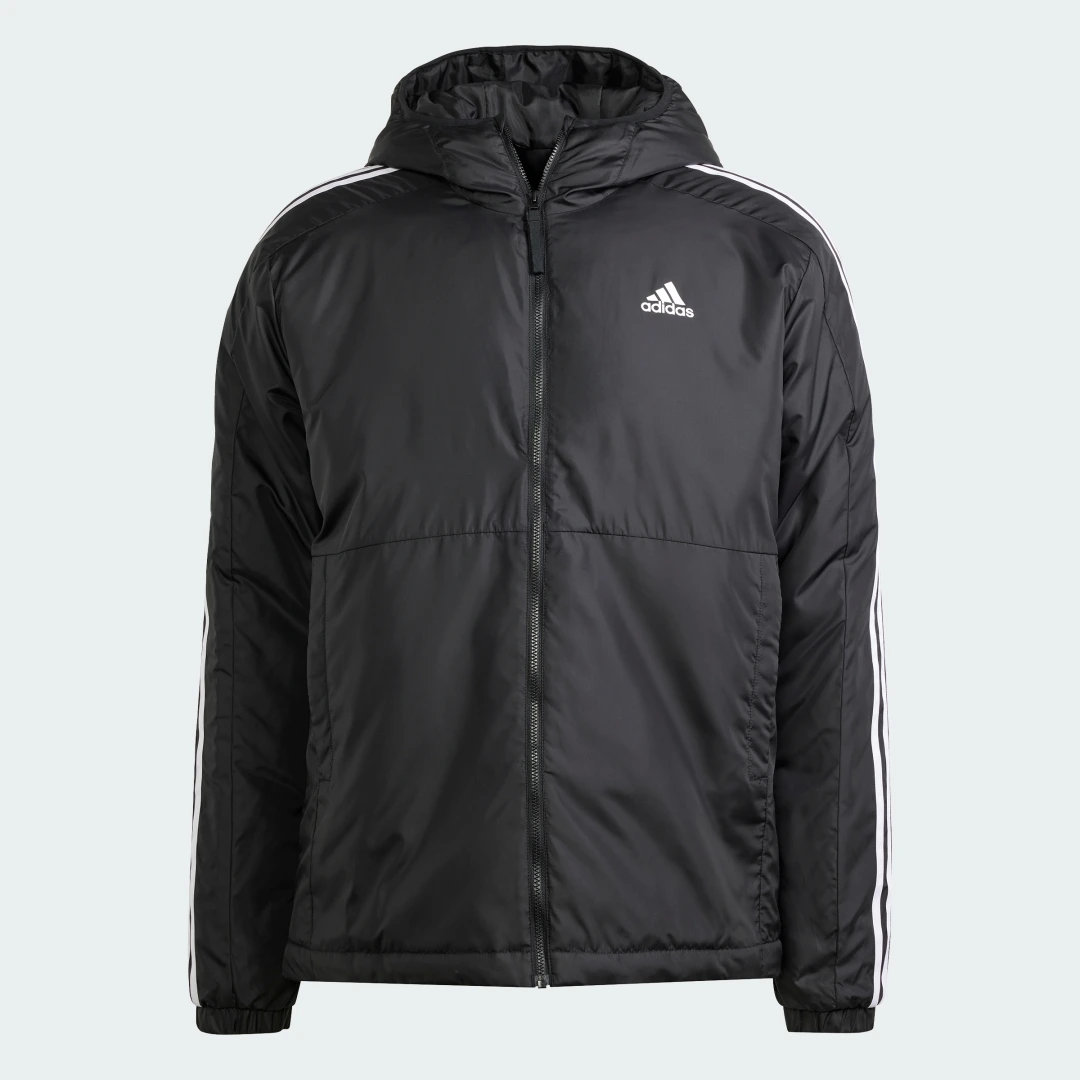 Detalle de Adidas Essentials 3 bandas Insulated Chaqueta Negro