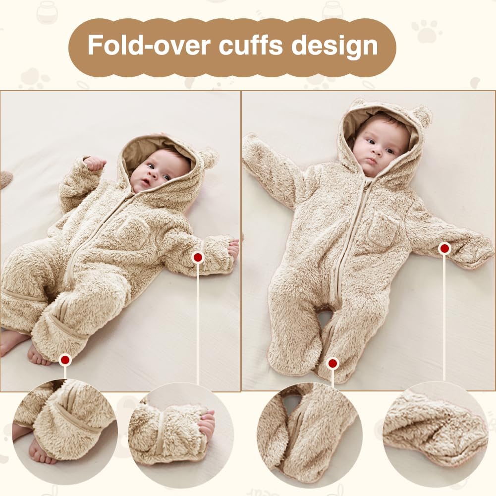 Detalle de XIFAMNIY Baby Fleece Snowsuit