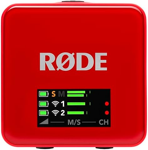 Thumbnail 3 de RØDE Wireless GO Gen 3 (Red): Compact wireless mic system with 32-bit onboard recording
