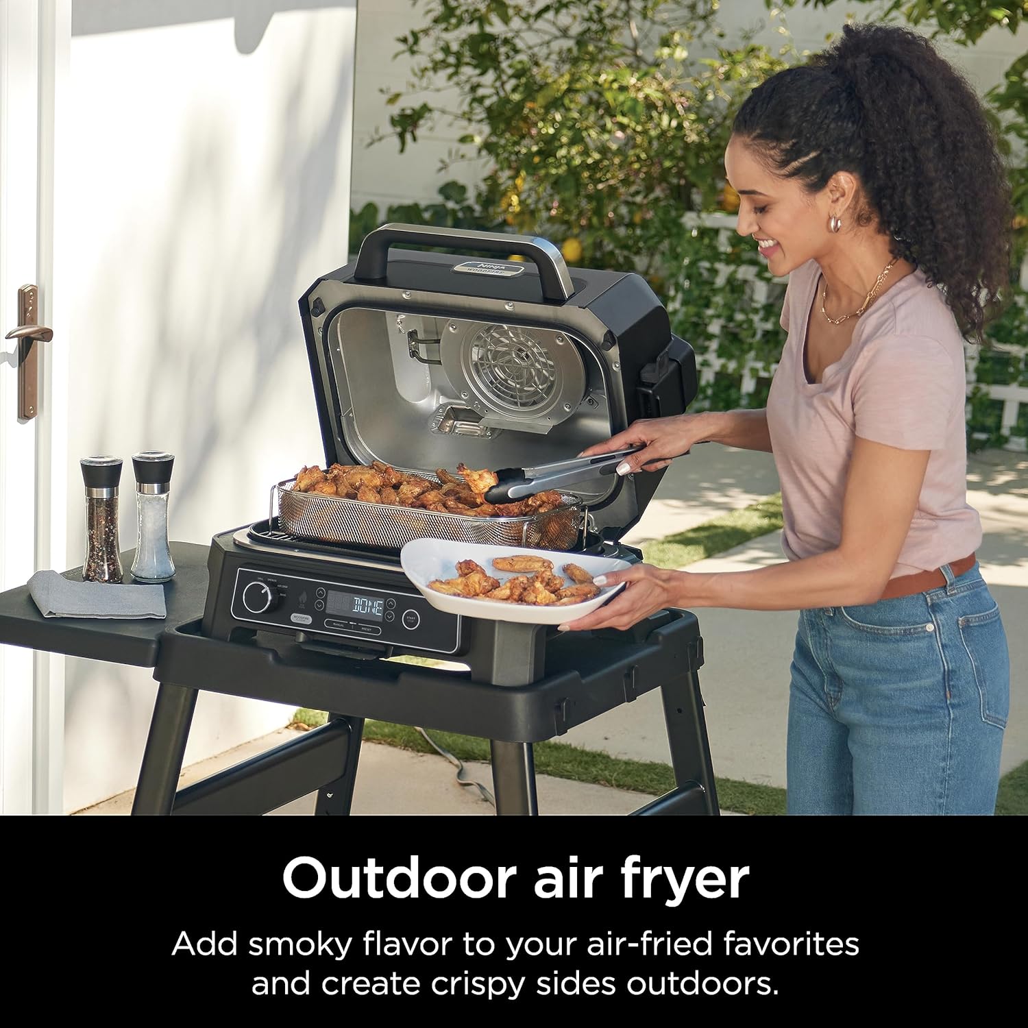 Detalle 2 de Ninja Outdoor Woodfire Pro XL 450 ft² 🍖
