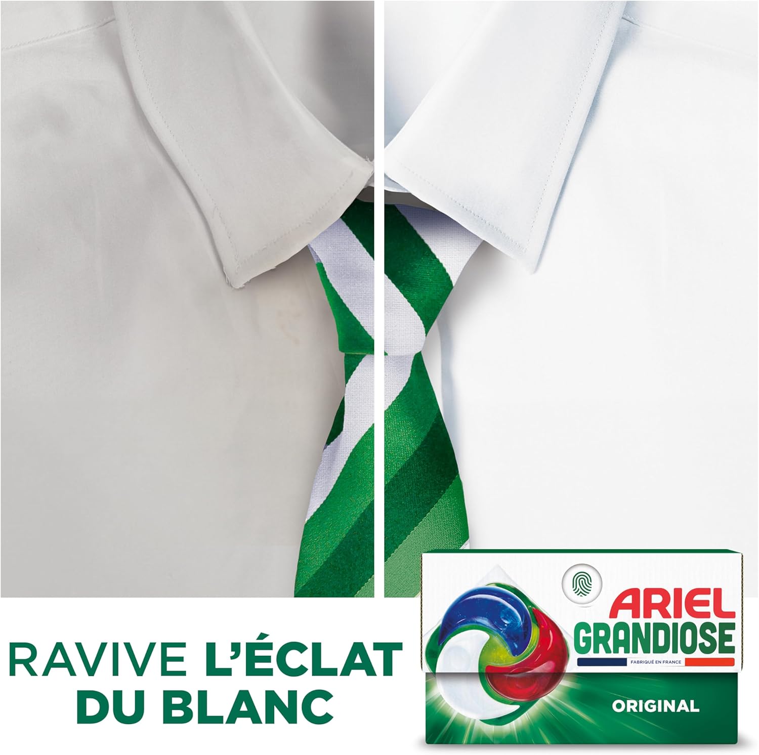 Detalle 2 de Ariel Grandiose PODS, lessive liquide 60 lavages ⚙