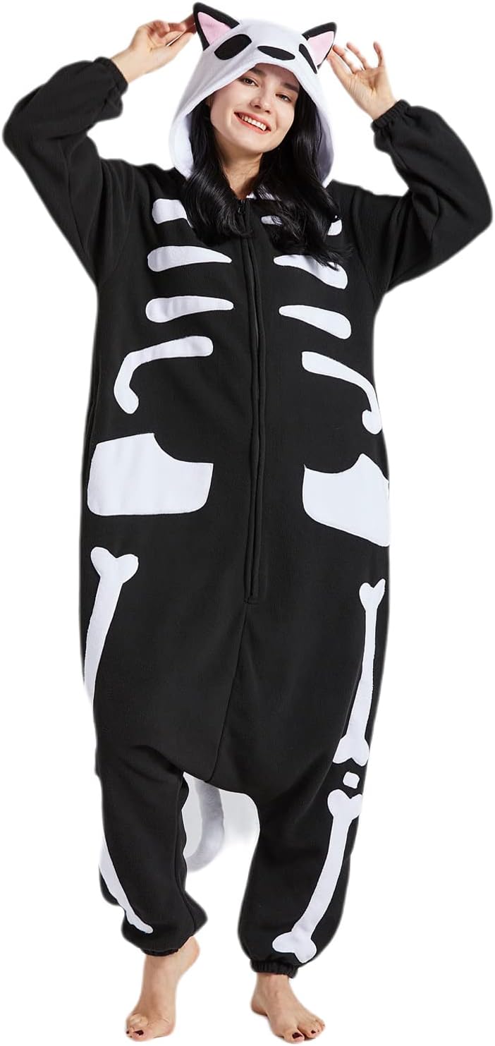 Detalle de SAMGU Adult Animal Onesie Pajamas, Polar Fleece with Hood and Pockets