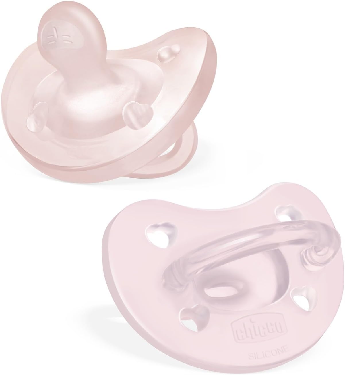 Detalle de Chicco Kit de croissance 0-6 mois pour fille – 4 pièces en silicone doux (2x 0-2 mois, 2x 2-6 mois)