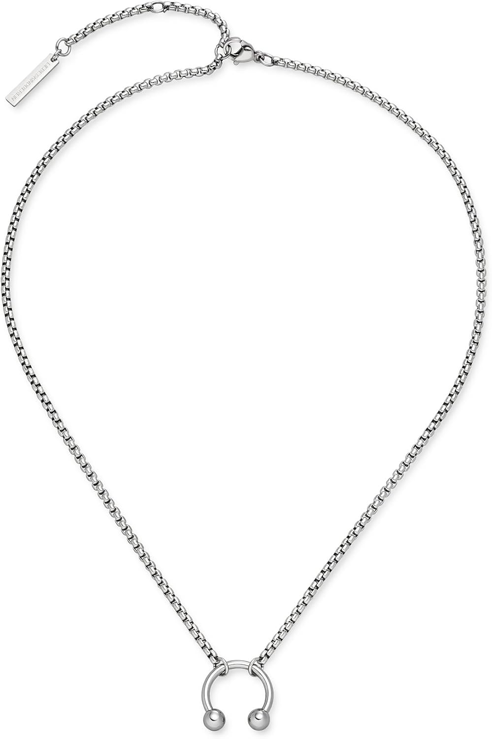 Detalle de LIEBESKIND BERLIN Damen Schmuck – Urban Collection Halskette (45 cm) Edelstahl