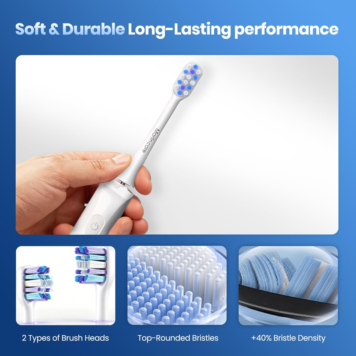 Thumbnail 6 de Marlincare Sonic Electric Toothbrush, 180-Day Battery