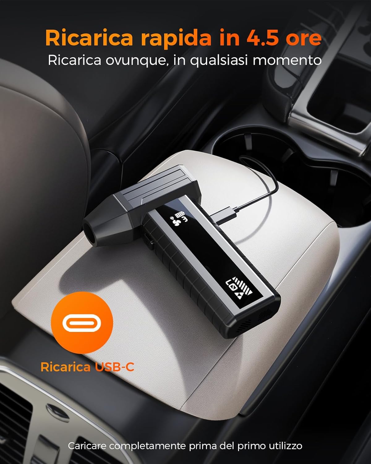 Thumbnail 6 de Nevoke Soffiatore a Batteria – Mini soffiatore aria con Display Intelligente e LED