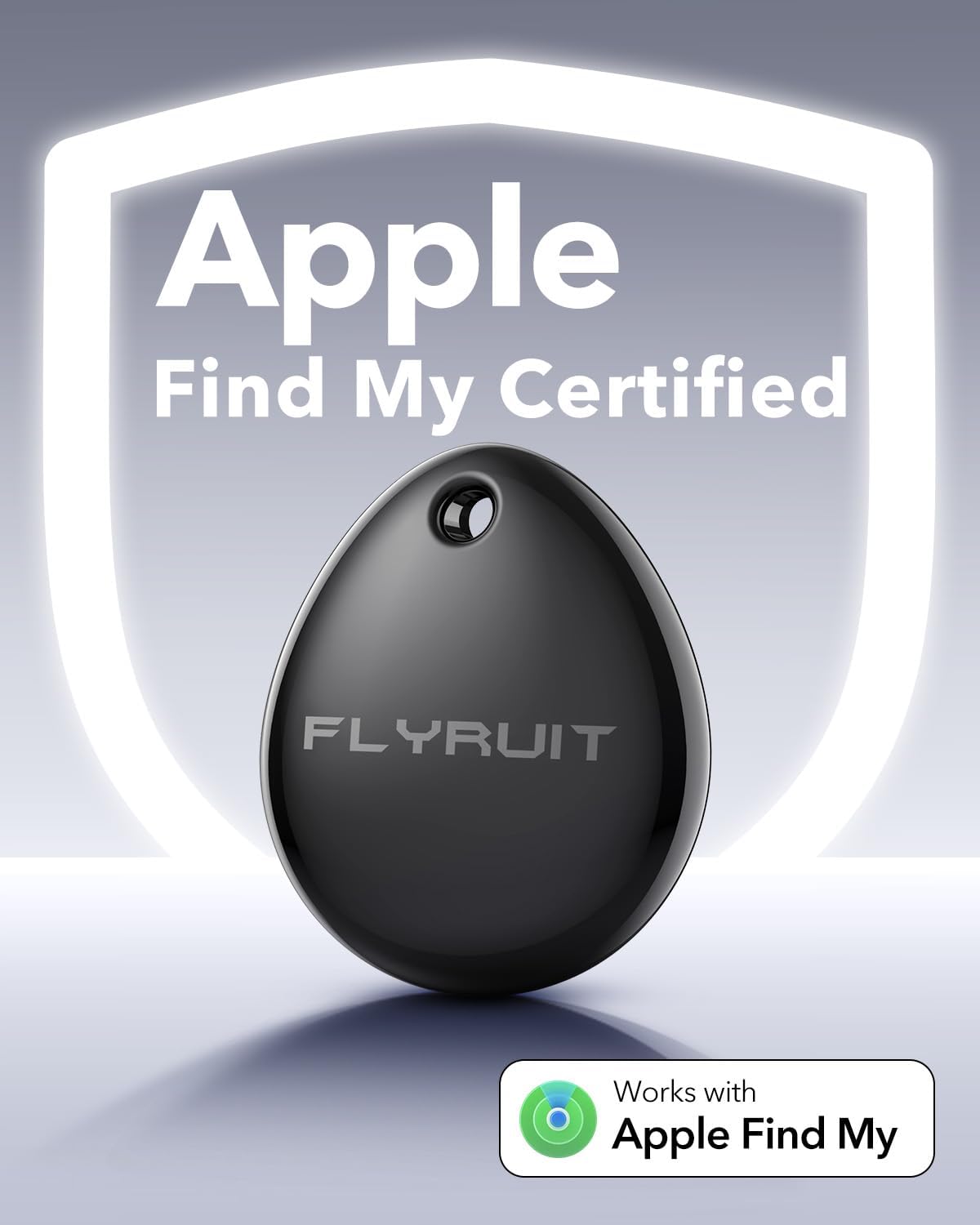 Detalle de Air Tracker Tags 4-Pack for Apple Find My (MFi Certified, iOS Only) — Mini Bluetooth Key Finder