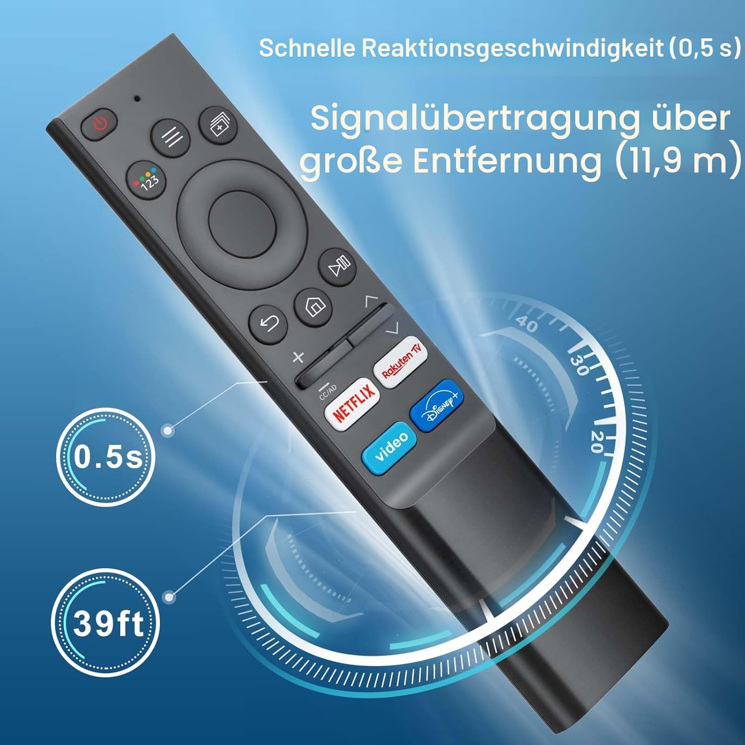 Detalle de OMAIC Universal IR Samsung Smart-TV Fernbedienung