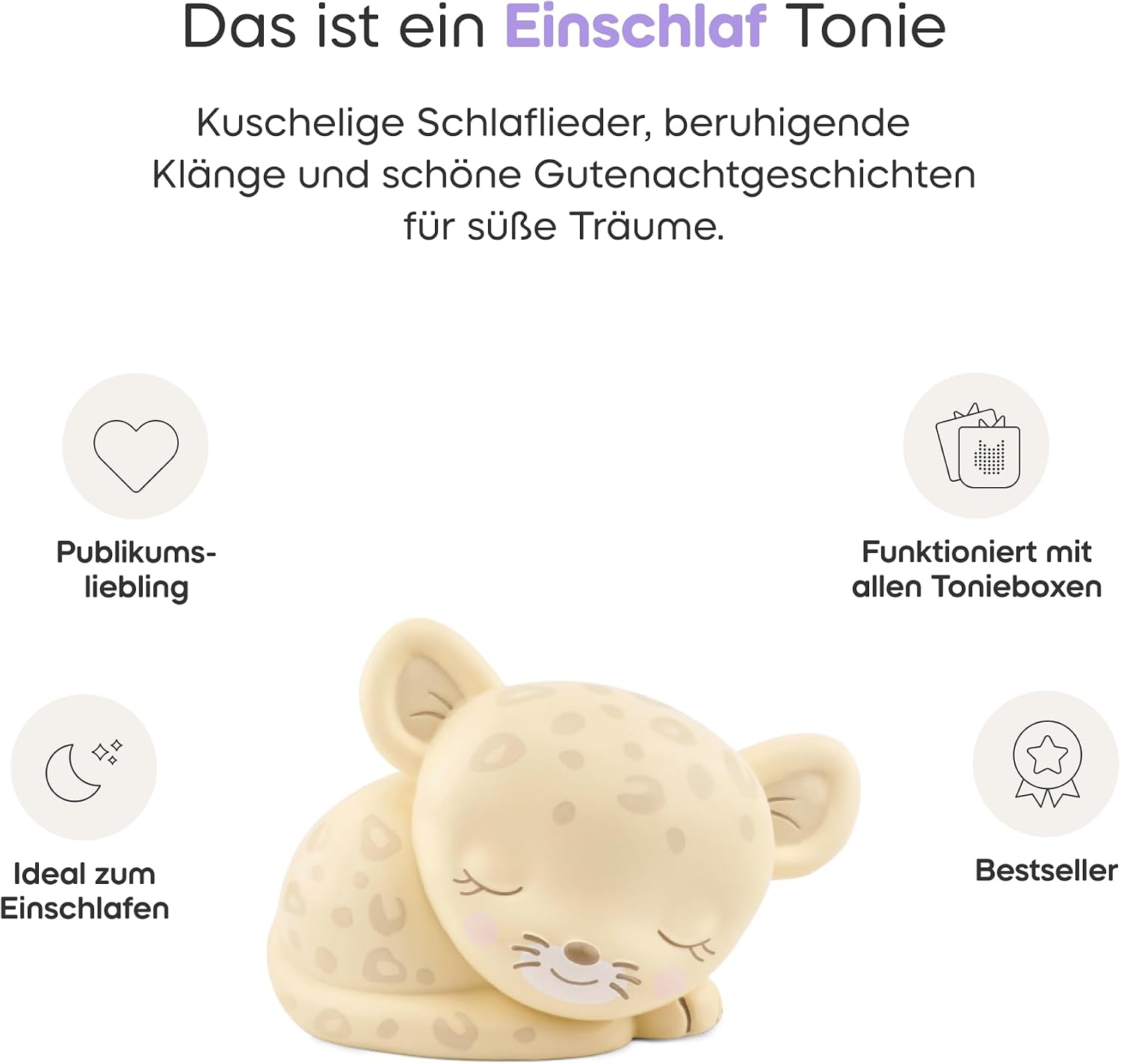 Detalle 2 de Tonies Hörfigur Schlummerbande – Schlummerjaguar (140 Min) für Toniebox