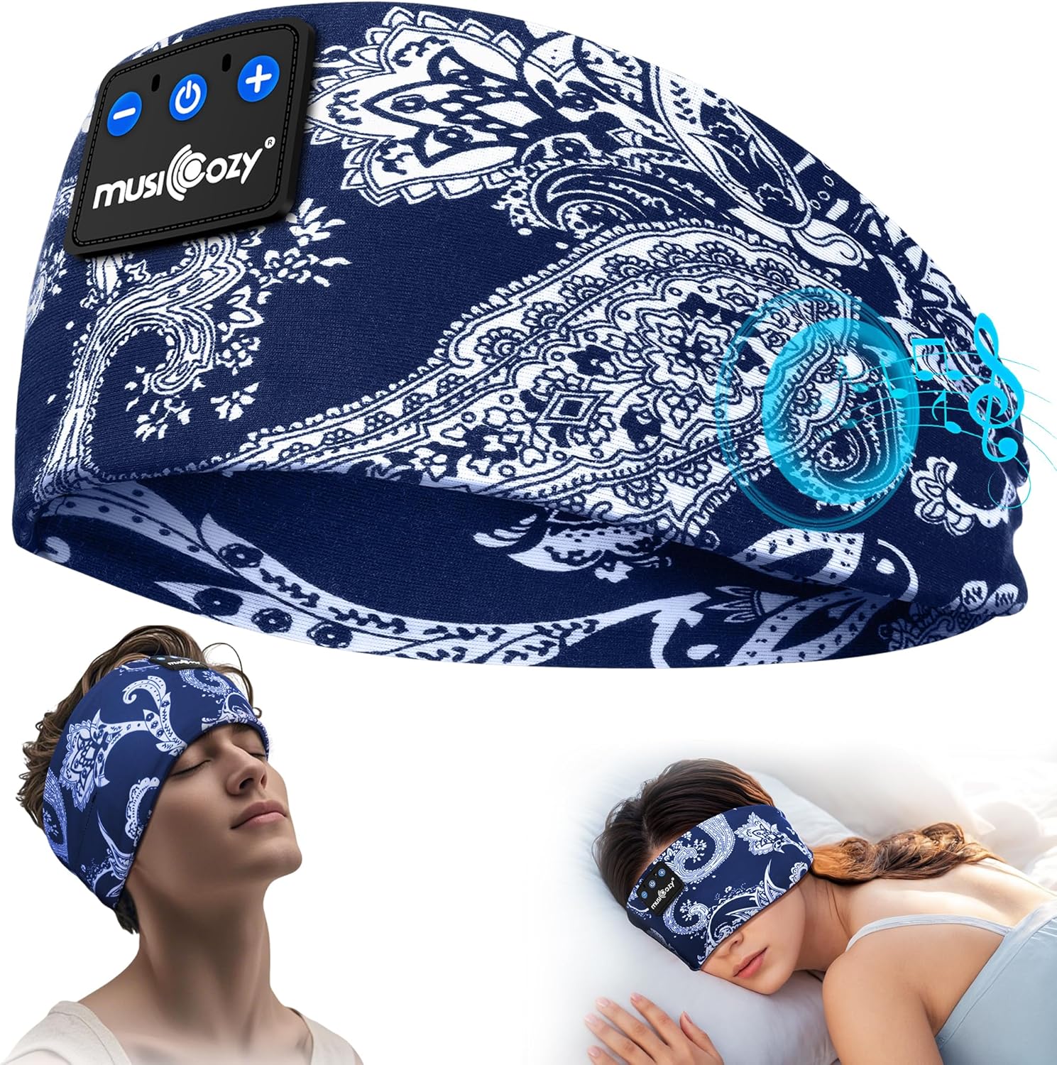 Thumbnail 6 de MUSICOZY Schlafkopfhörer Bluetooth 5.4 Bequemkeit 14h