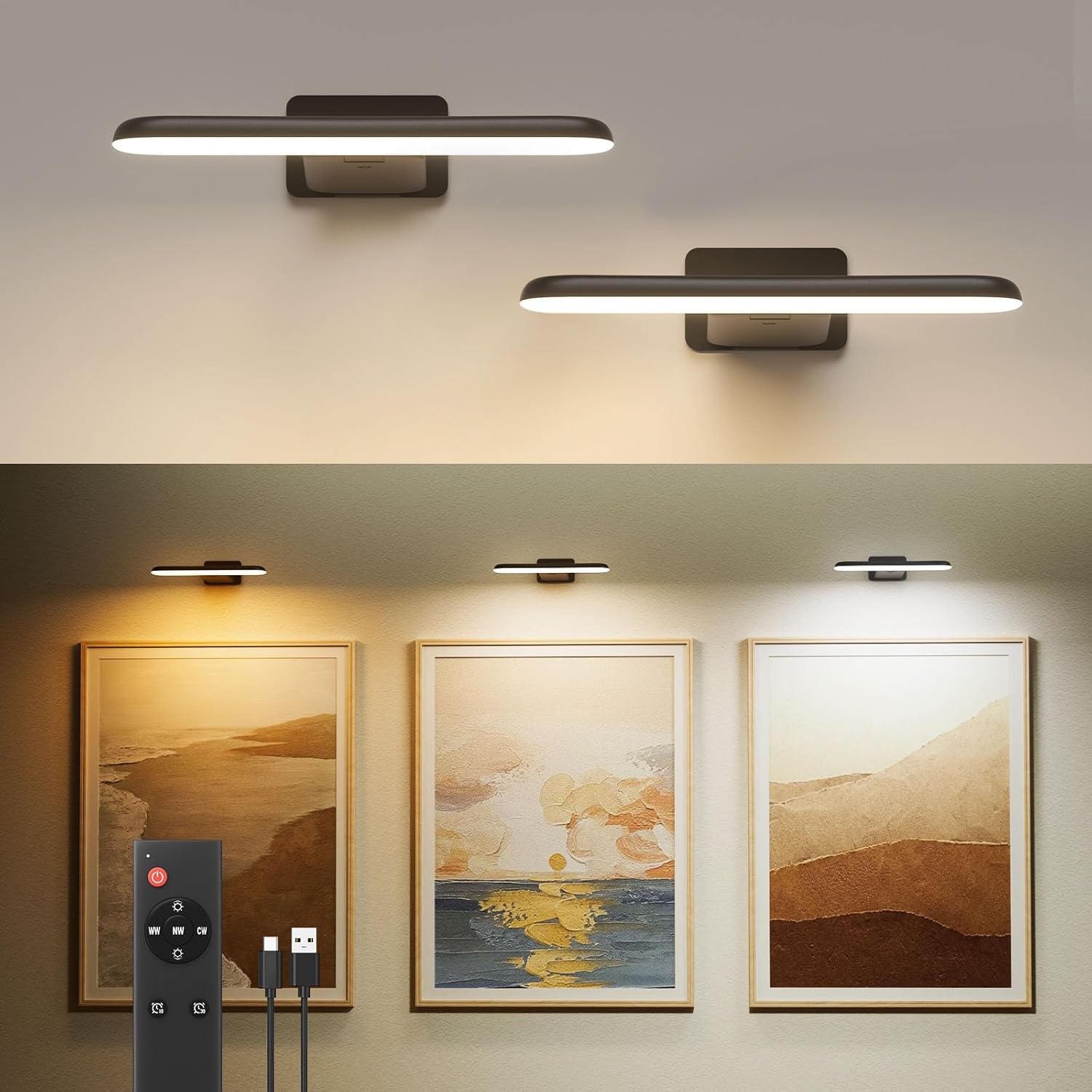 FULEN LED picture lights 2-Pack