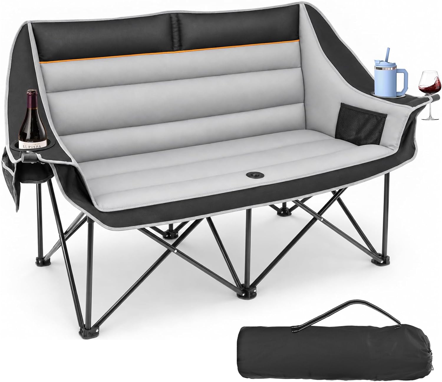 Detalle de Suteck Double Camping Chair 660 lbs