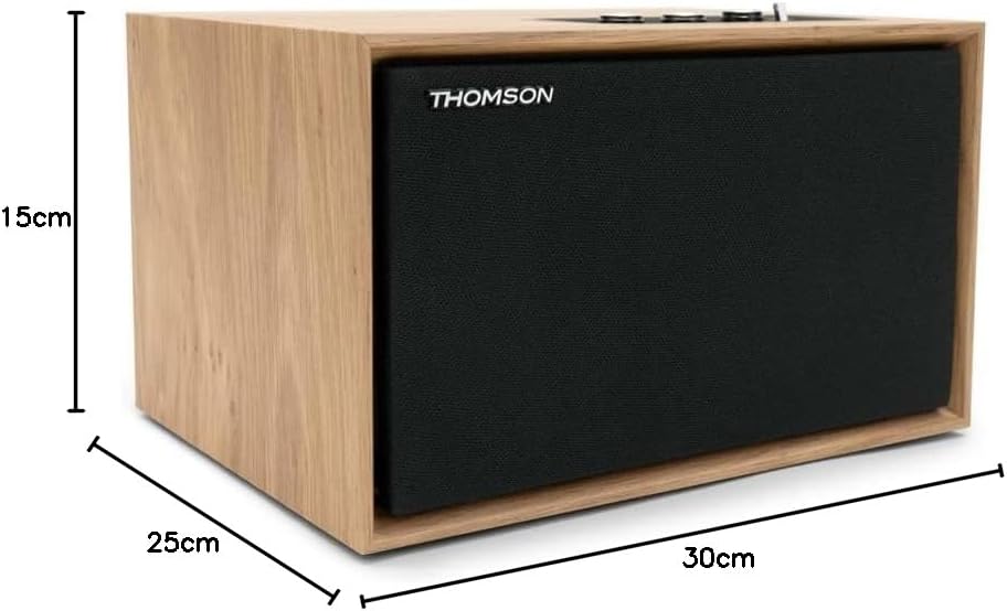 Thumbnail 6 de THOMSON Enceinte résidentielle en bois Cosy avec Bluetooth 5.3, 50 W et entrée 3,5 mm