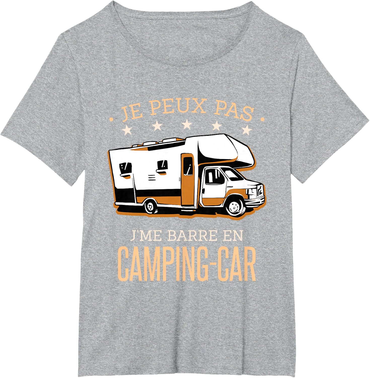 Detalle de Camping-Car - T-Shirt Humour Aventure Nomade