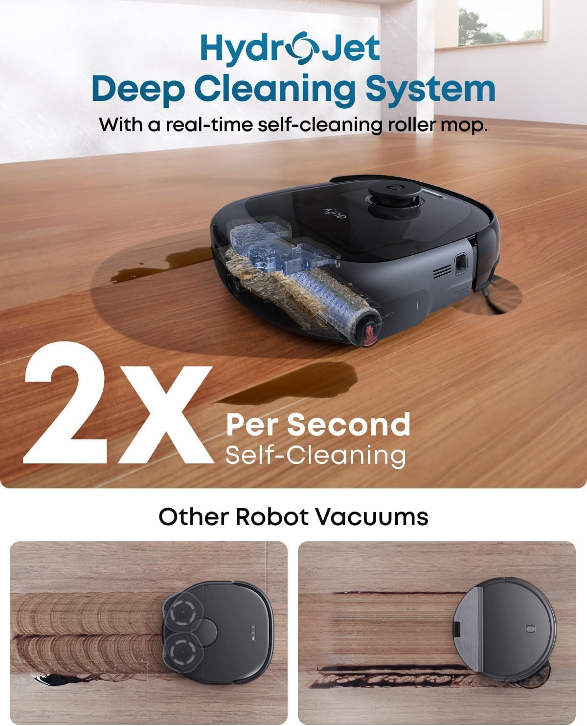 Thumbnail 4 de eufy E28 Omni Robot Vacuum Cleaner with Mop (HydroJet System) and All-in-One Station