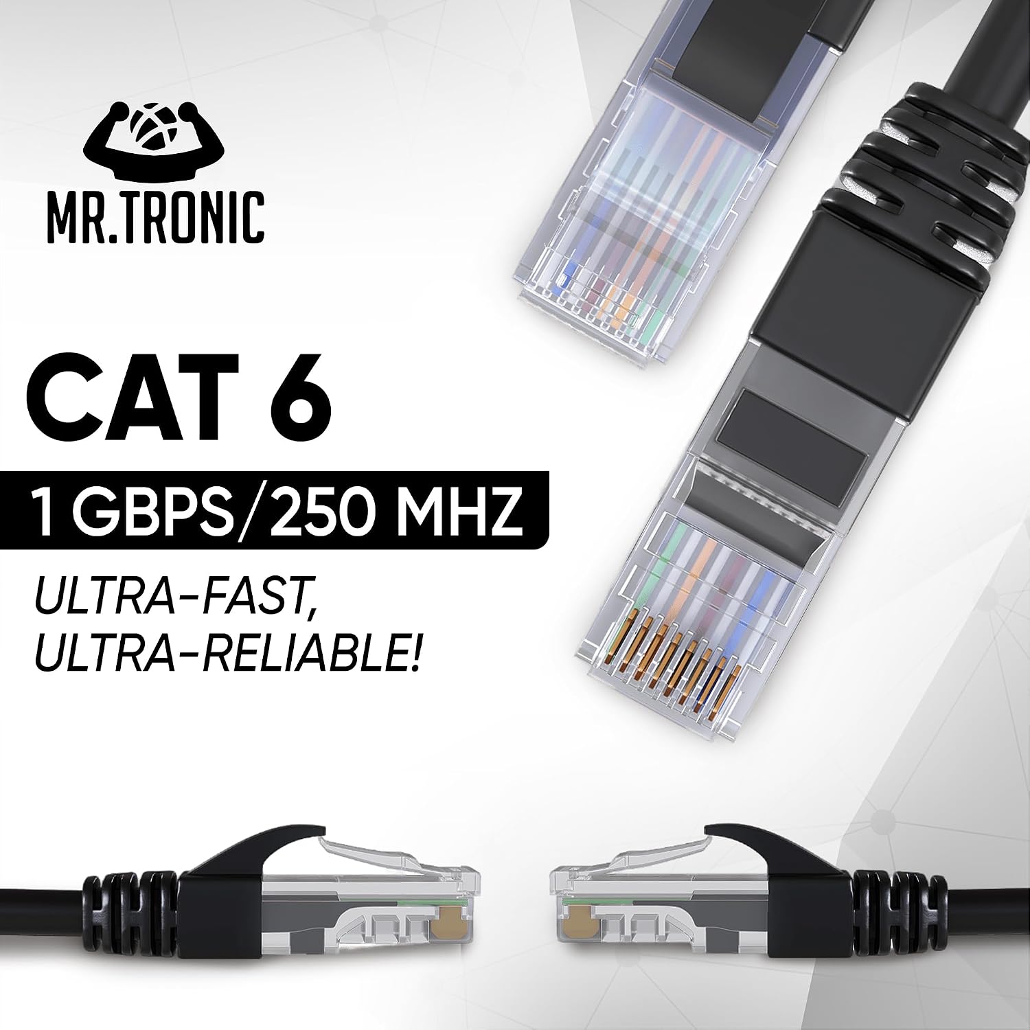 Thumbnail 2 de Mr. Tronic cavo Ethernet Cat 6 5 m