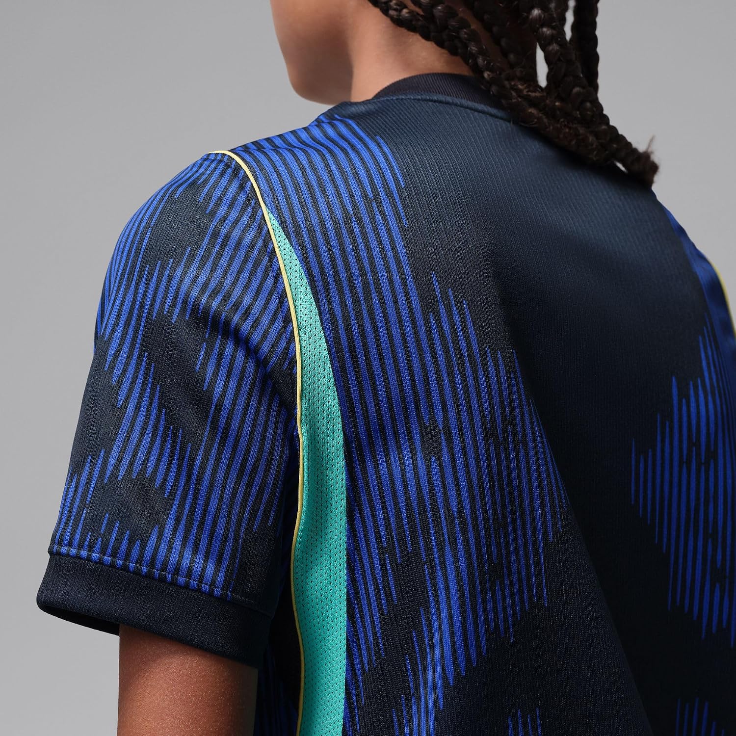 Detalle 1 de Nike Jordan Brasil 2026 – dziecięca replika koszulki wyjazdowej Dri-FIT