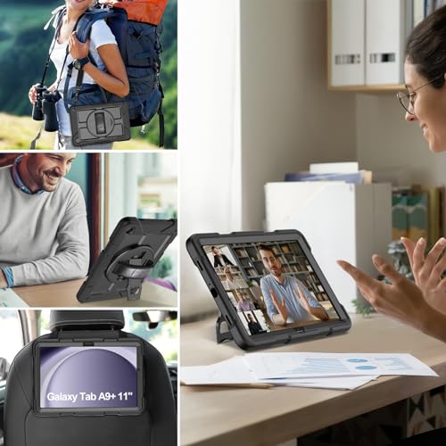 Thumbnail 7 de SINSO Galaxy Tab A9 Plus Case 11 Inch 2023 (SM-X210/X216/X218N) – Shockproof with 360° Stand