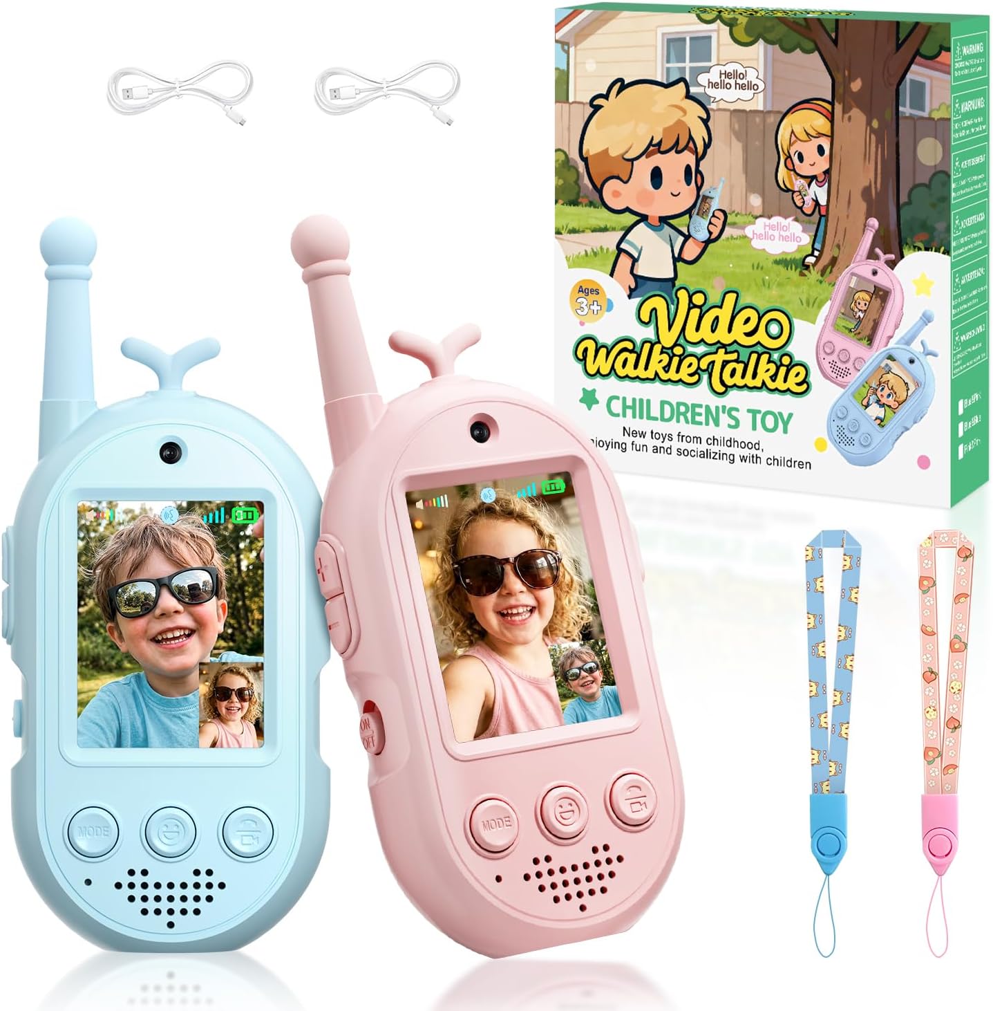 Detalle de Video Walkie Talkies for Kids, 2-Pack
