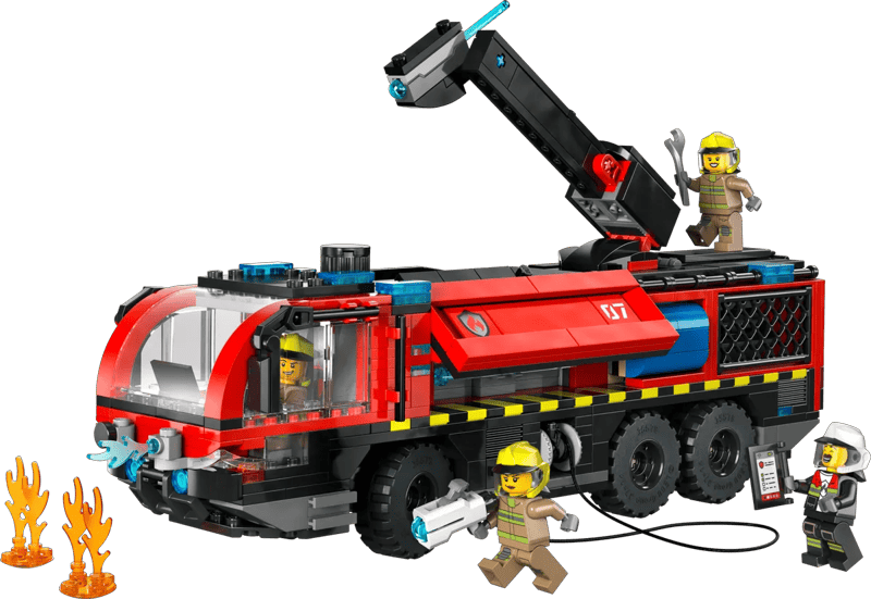 Detalle de LEGO City Flughafenlöschfahrzeug 60499, 691 Teile
