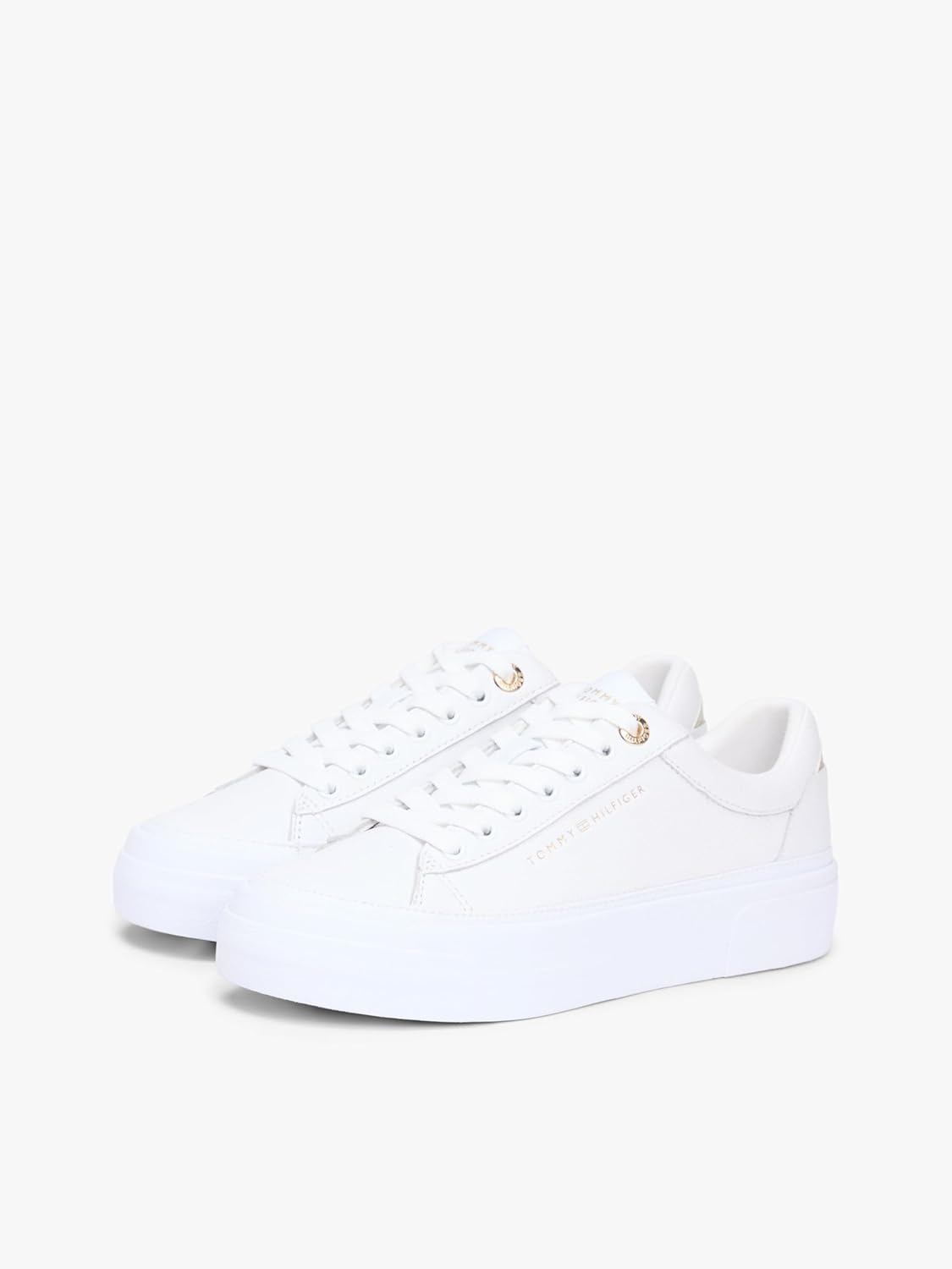 Thumbnail 6 de Tommy Hilfiger Damen Platform Sneaker TH Platform Sneaker Tumbled Leder Low Top