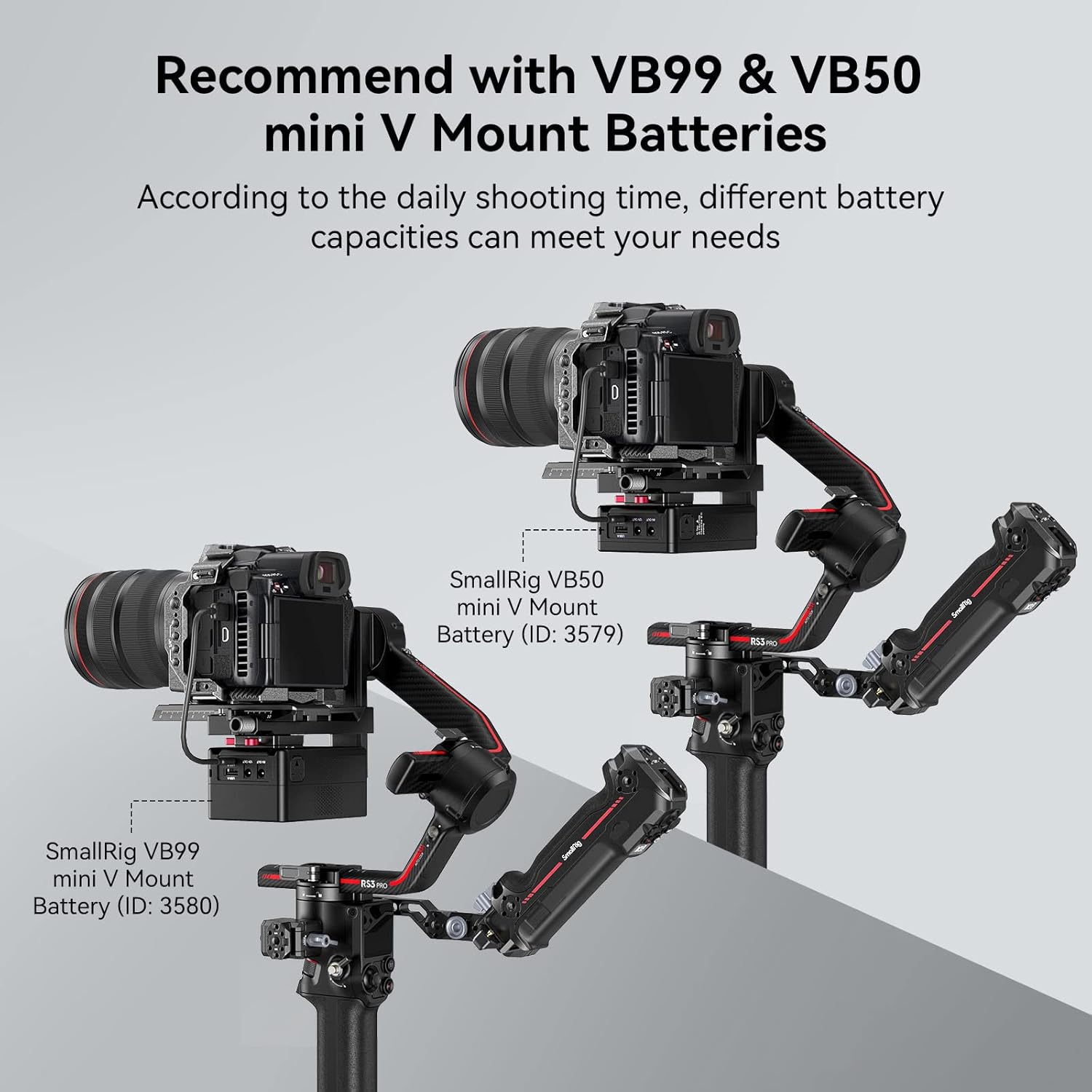 Thumbnail 6 de SMALLRIG 4189 Mini V Mount Battery Plate 55 mm
