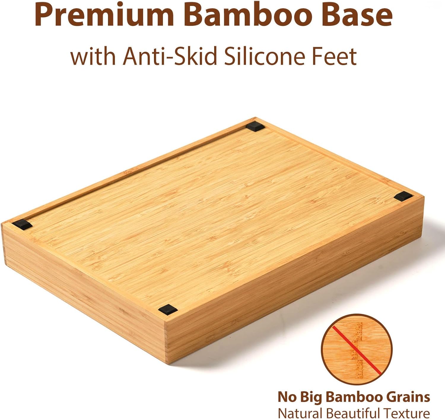 Detalle 2 de Umilife Bamboo Kitchen Drawer Organizer 9-Inch Silverware Tray 🍽