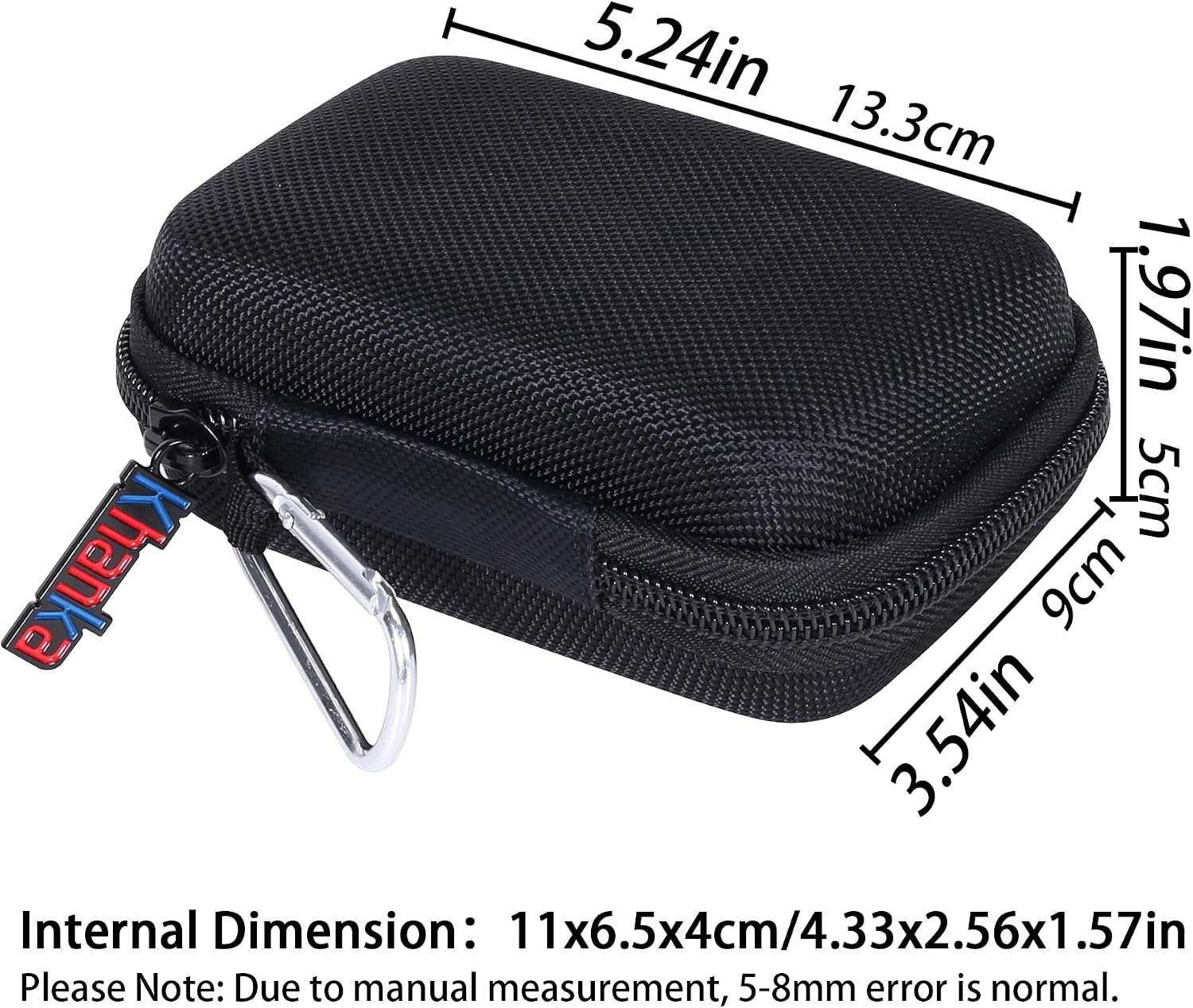 Detalle 2 de Khanka Hard Carrying Case for Anker MagGo 10,000mAh