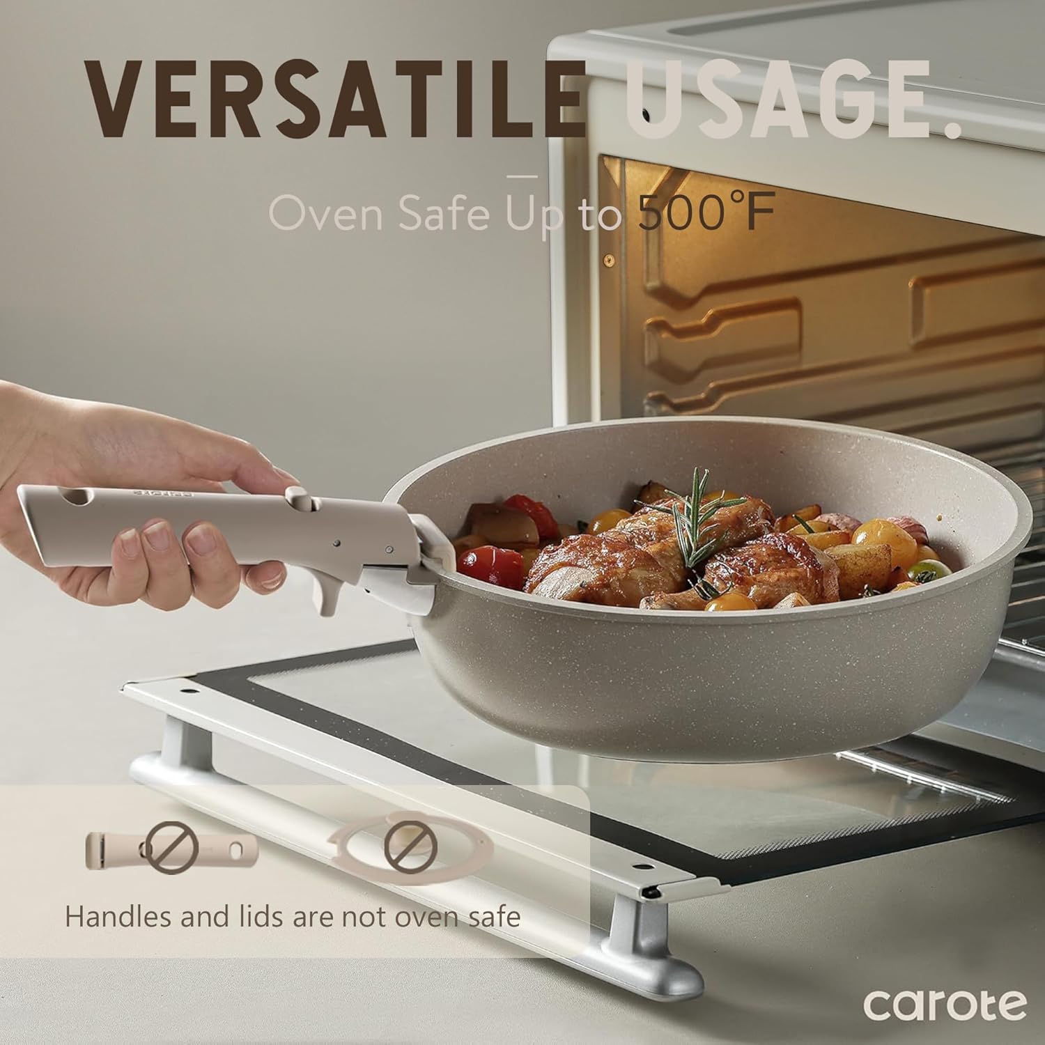 Thumbnail 6 de CAROTE 19-Piece Nonstick Pots and Pans Set
