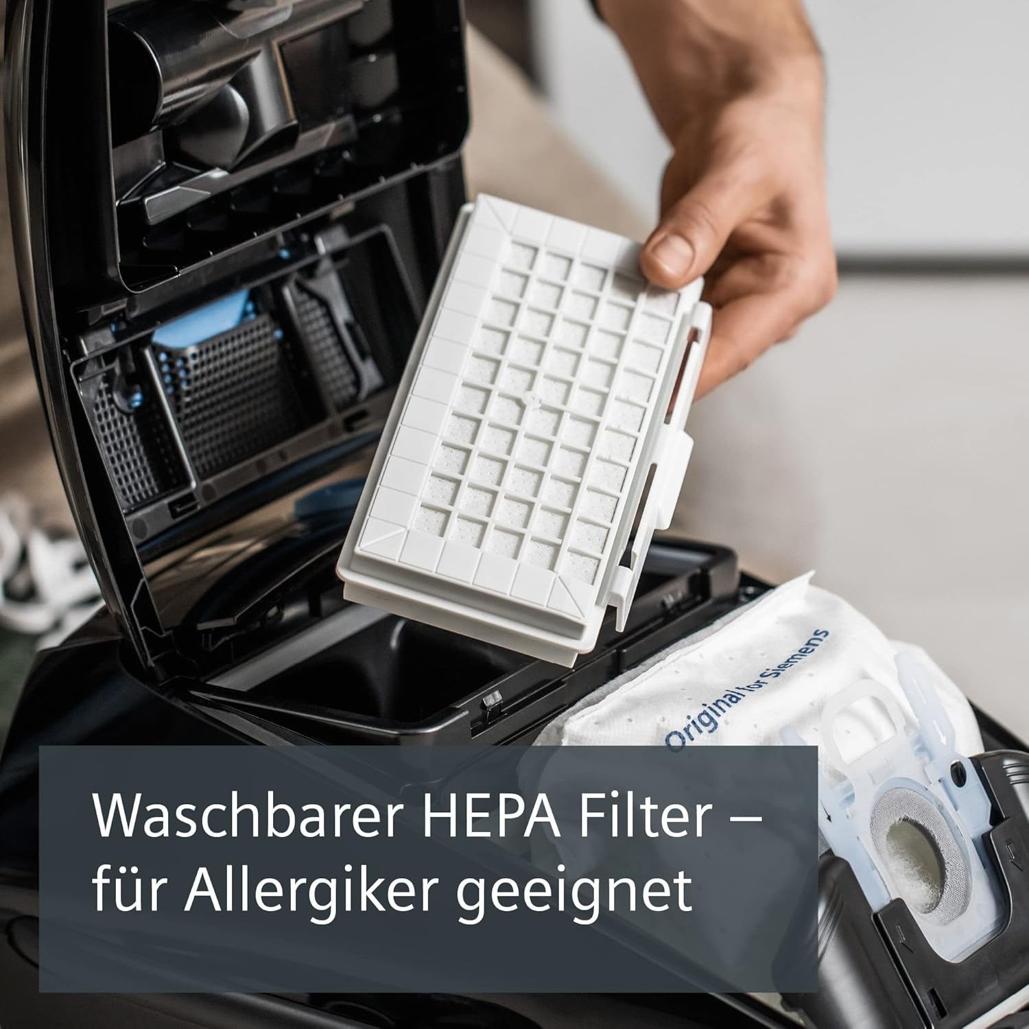 Thumbnail 6 de Siemens Q5.0 extreme silencePower VSQ5X1230 – Staubsauger mit Beutel für Allergiker