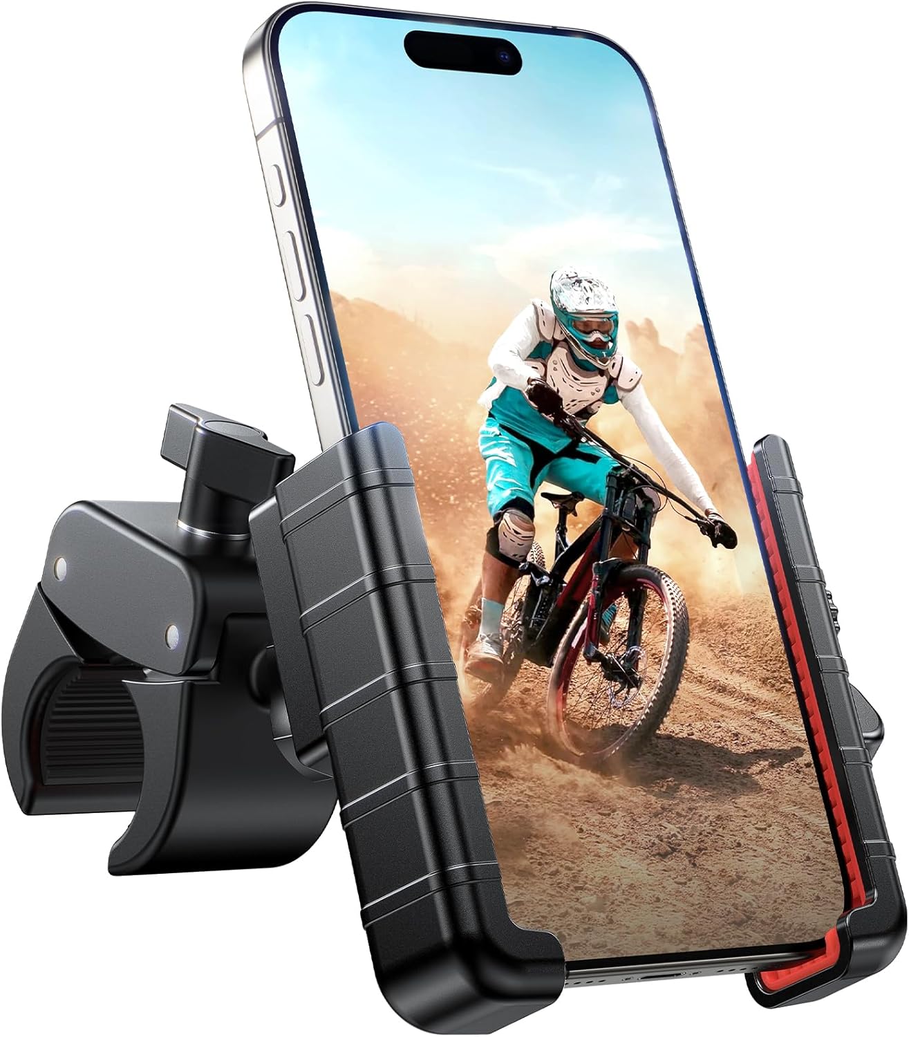 Thumbnail 6 de Miracase Handyhalterung Fahrrad [2026] Universal – 360° Lenkerhalterung für Smartphone