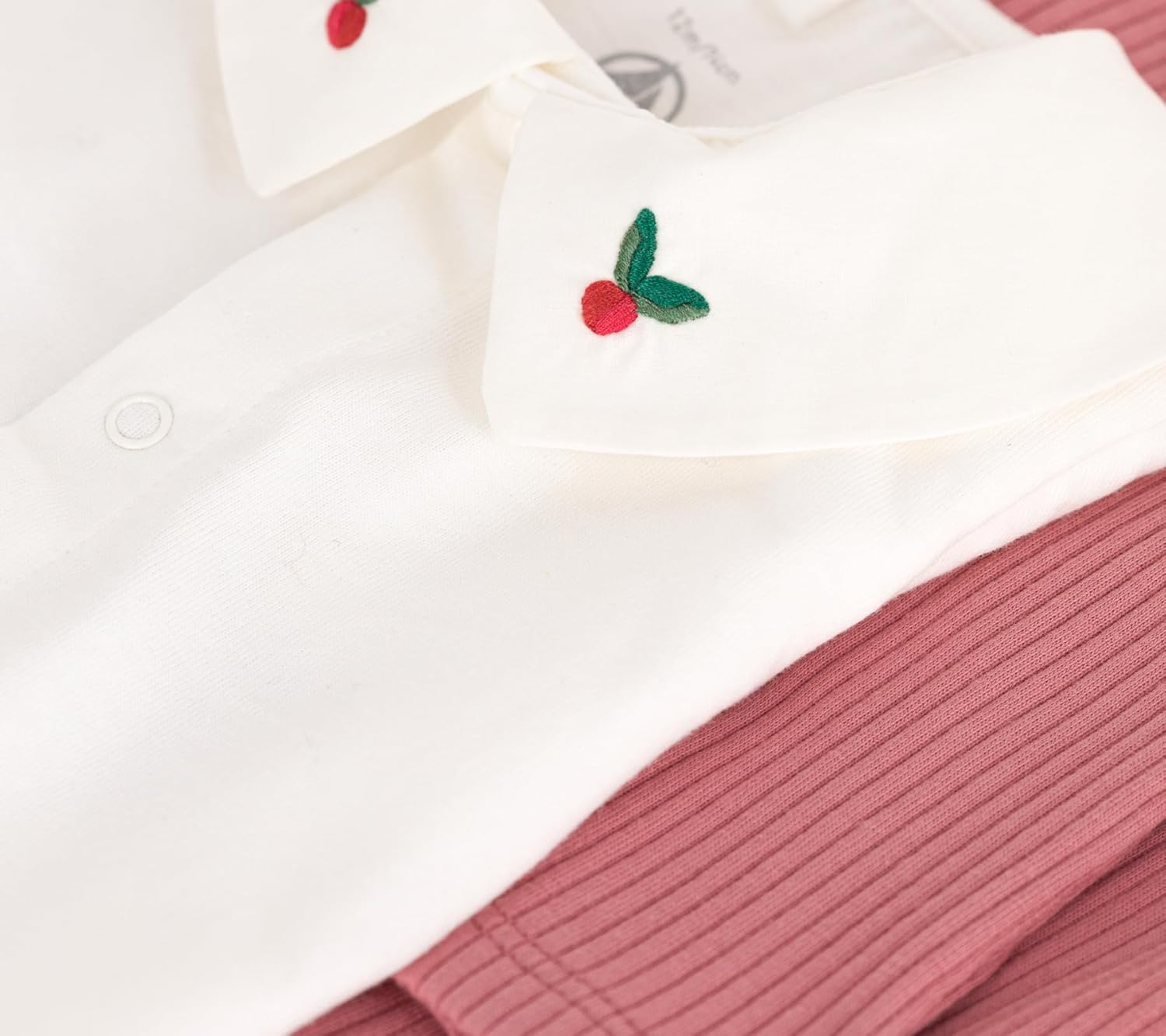 Thumbnail 3 de Petit Bateau Ensemble 3 Pièces Bébé Fille – coton et col brodé