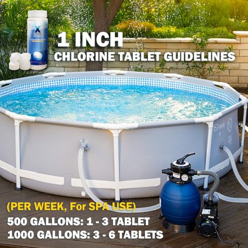 Detalle 2 de XtremepowerUS XtremeClear 1" Chlorine Tabs for Pools, Hot Tubs & Spas