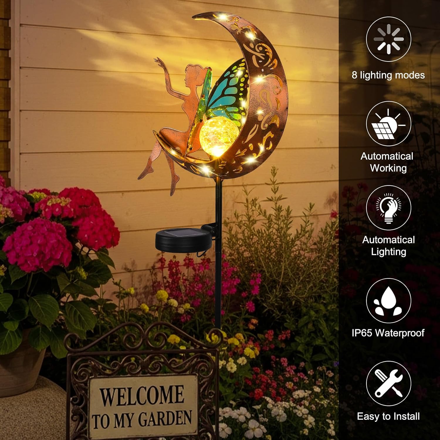 Detalle 2 de ZKLiLi Outdoor Solar Fairy Garden Light