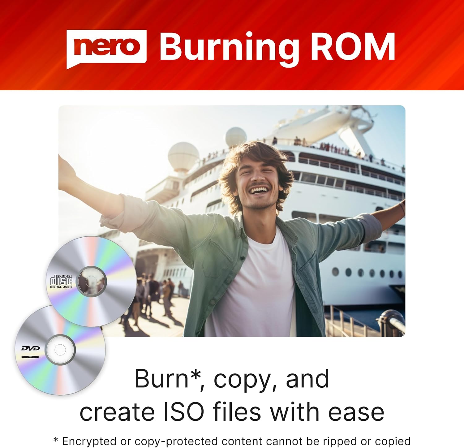 Thumbnail 1 de Nero Burning ROM 2026 for Windows — Burn, Copy, Rip & Create ISO with Lifetime License (1 PC)