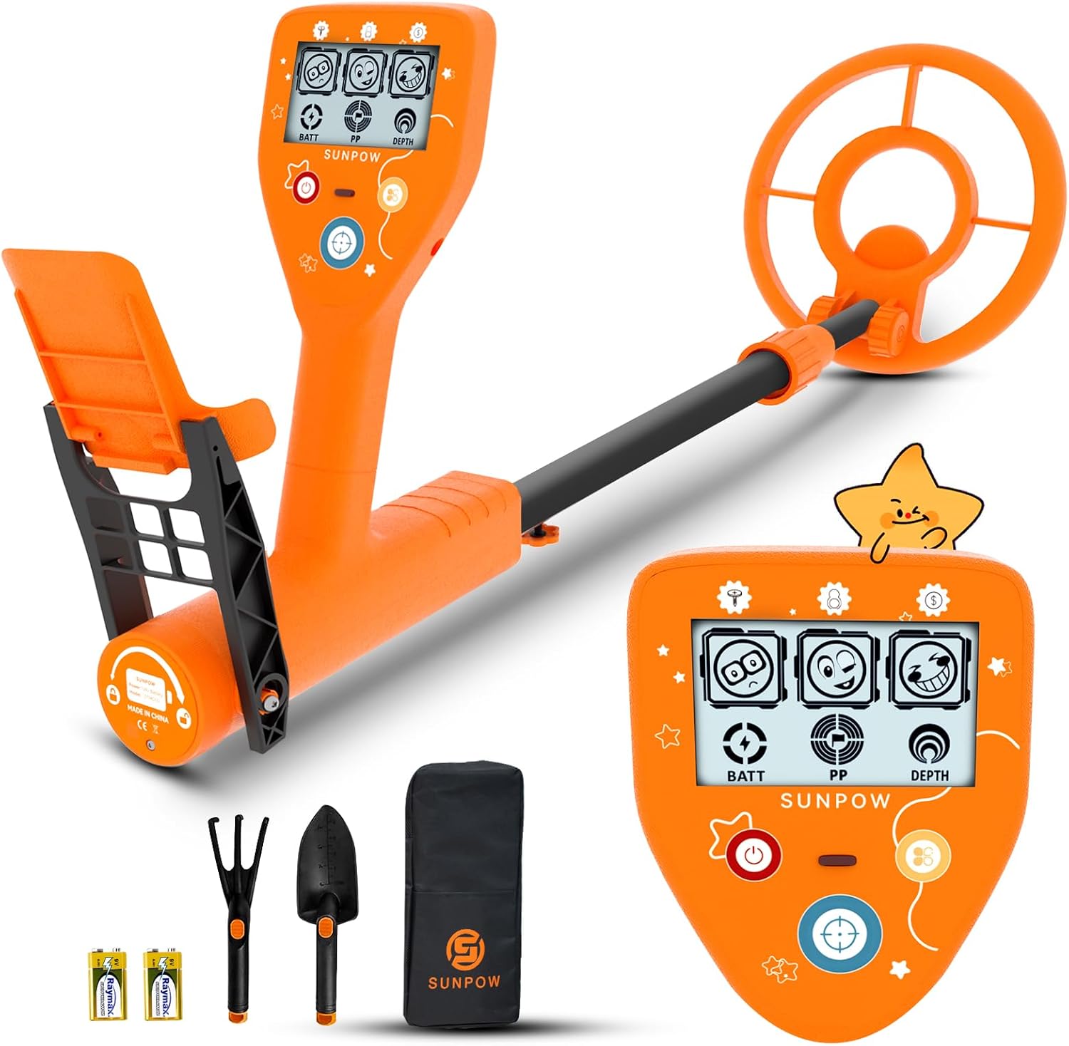 Thumbnail 6 de SUNPOW Metalldetektor Pinpointer (IP68, 360° Sonde) mit Gürtelholster – 3 Modi, Vibrations- und Audiobetrieb