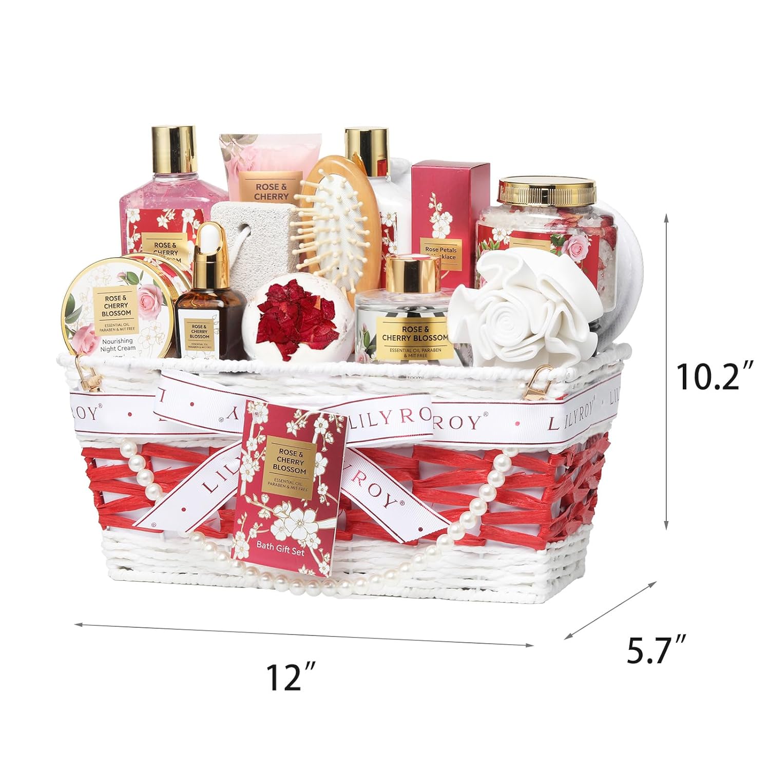 Thumbnail 6 de Gifts for Women Rose Spa Gift Basket – 19-Piece Bath and Body Set for Mom and Self-C Care