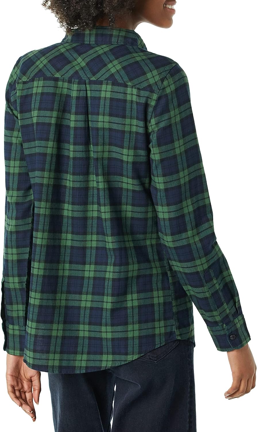 Thumbnail 1 de Amazon Essentials Women’s Regular-Fit Lightweight Plaid Flannel Shirt (Long Sleeve)