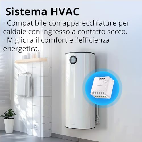 Thumbnail 2 de SONOFF Contatto Pulito MINI-D Interruttore Intelligente – 2 pezzi, WiFi 2.4G, 8W, Matter compatibile