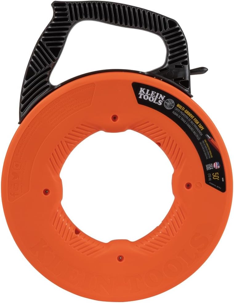 Thumbnail 6 de Klein Tools 56382 Fish Tape: estrattore in fibra di vetro 15 m con punta in nylon aggiornato
