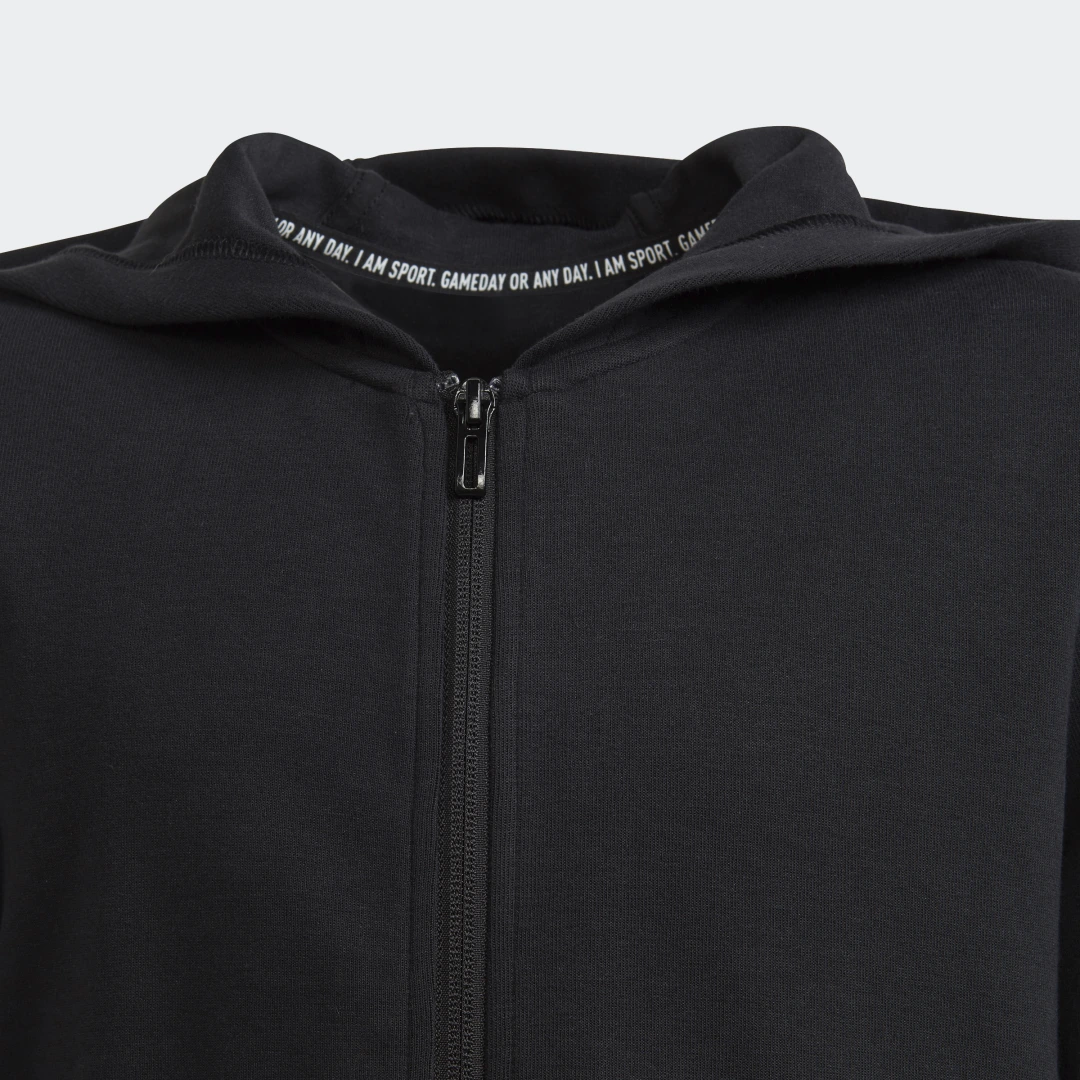 Detalle 2 de Chaqueta con capucha Future Icons 3 bandas de Adidas