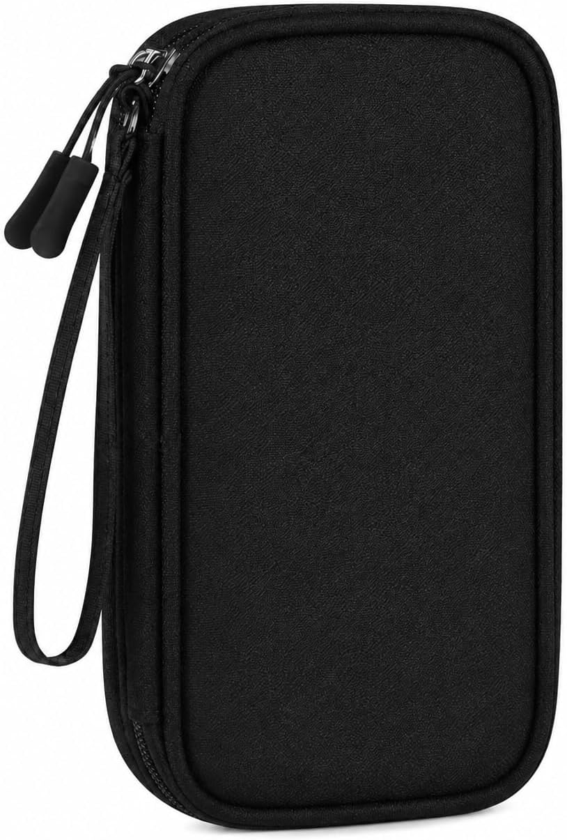 Travel Cable Organizer Bag, Double-Layer Electronics Case