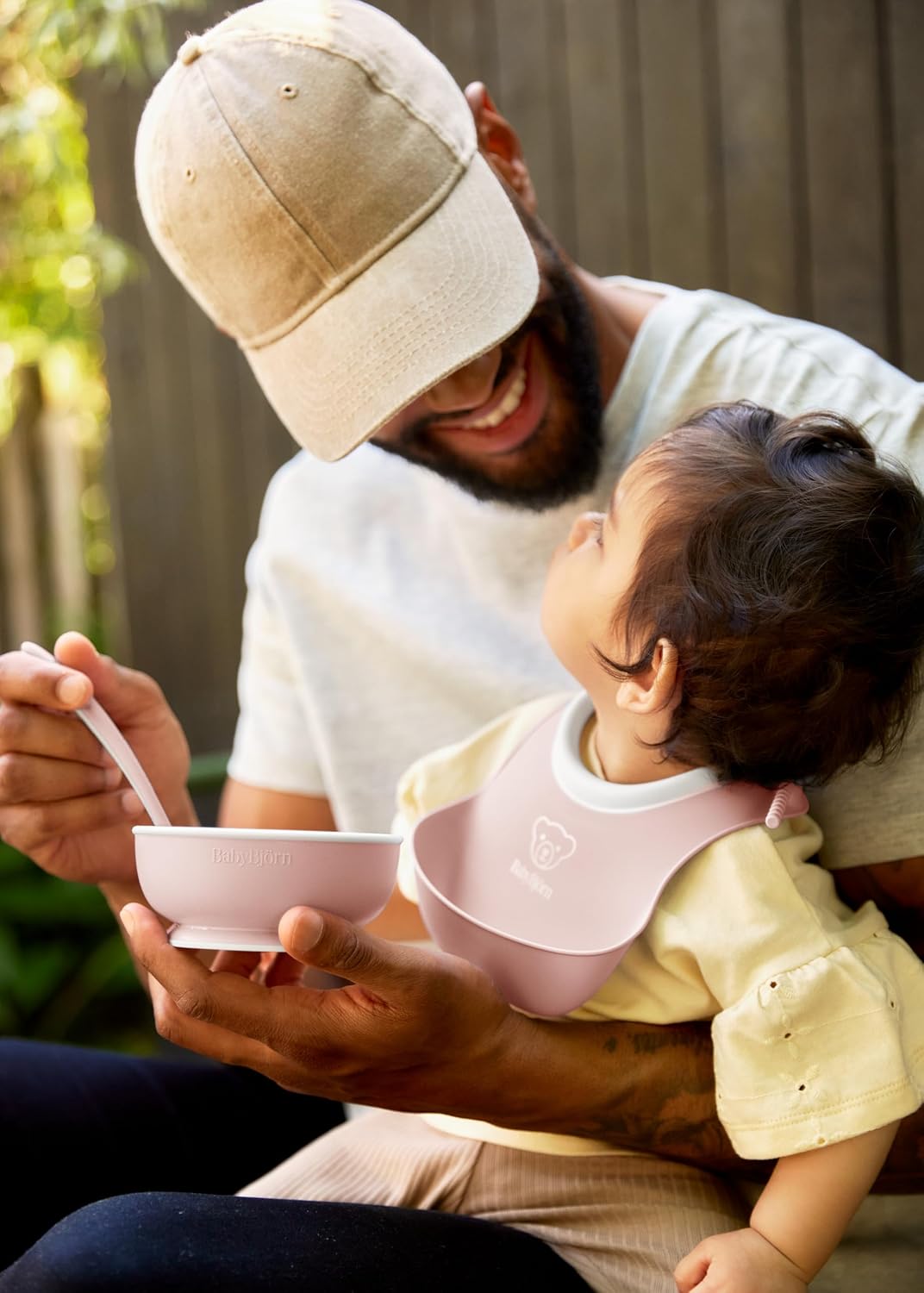 Detalle de BabyBjörn Cucchiaio per la Pappa, 2 pezzi – Rosa chiaro