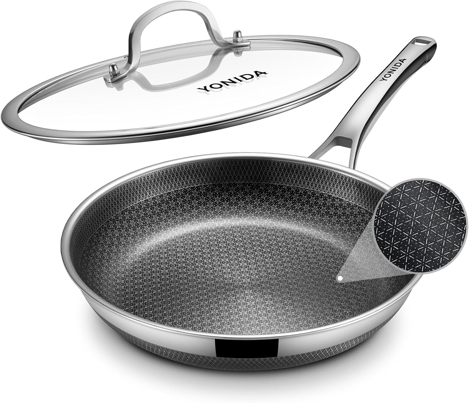 Detalle de Yonida Nonstick Frying Pan, 12-Inch