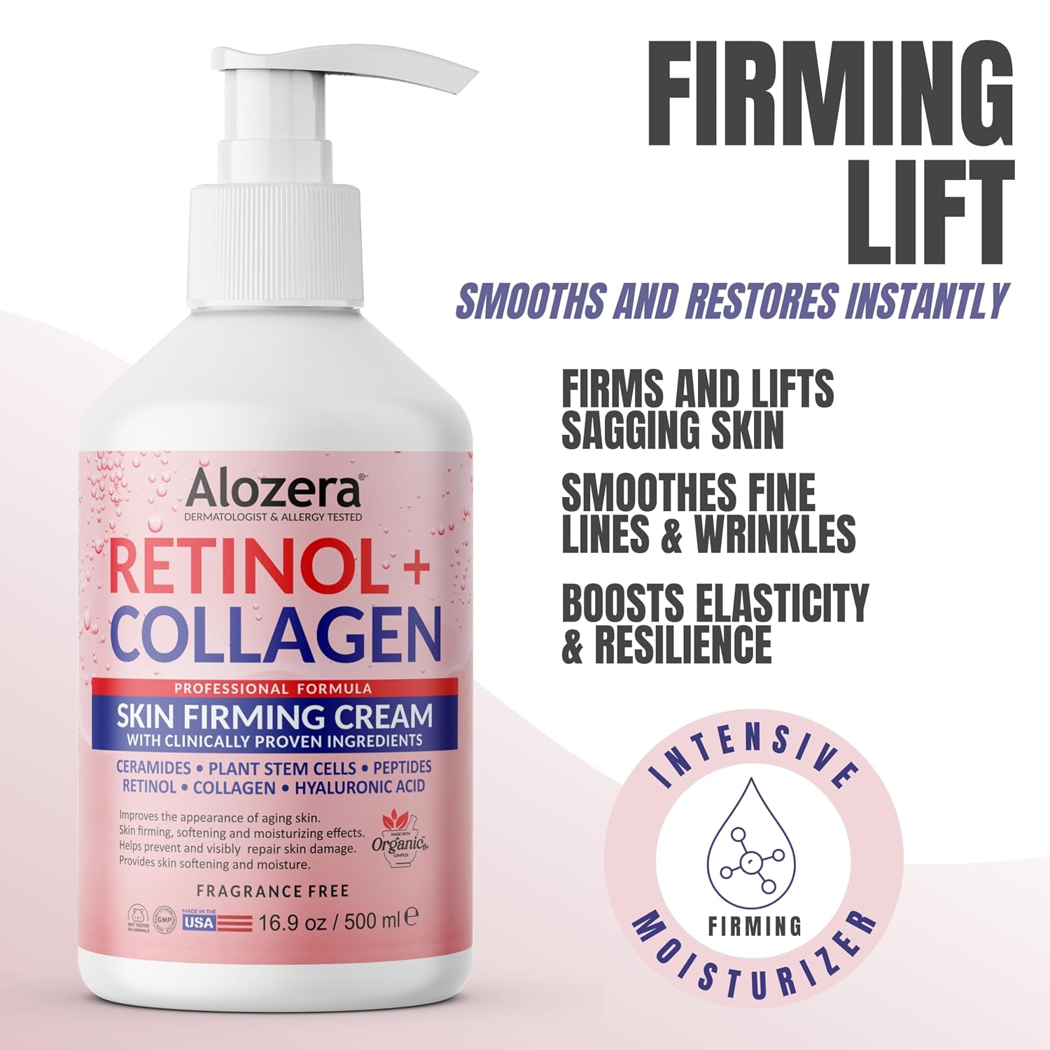 Detalle 2 de Alozera Skin Firming Retinol Lotion 16.9 oz