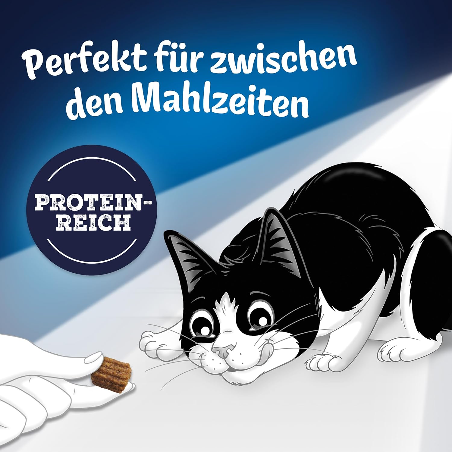 Detalle de Felix Tasty Nuggets Katzensnack – Huhn & Ente, 6er Pack (6 x 180 g)