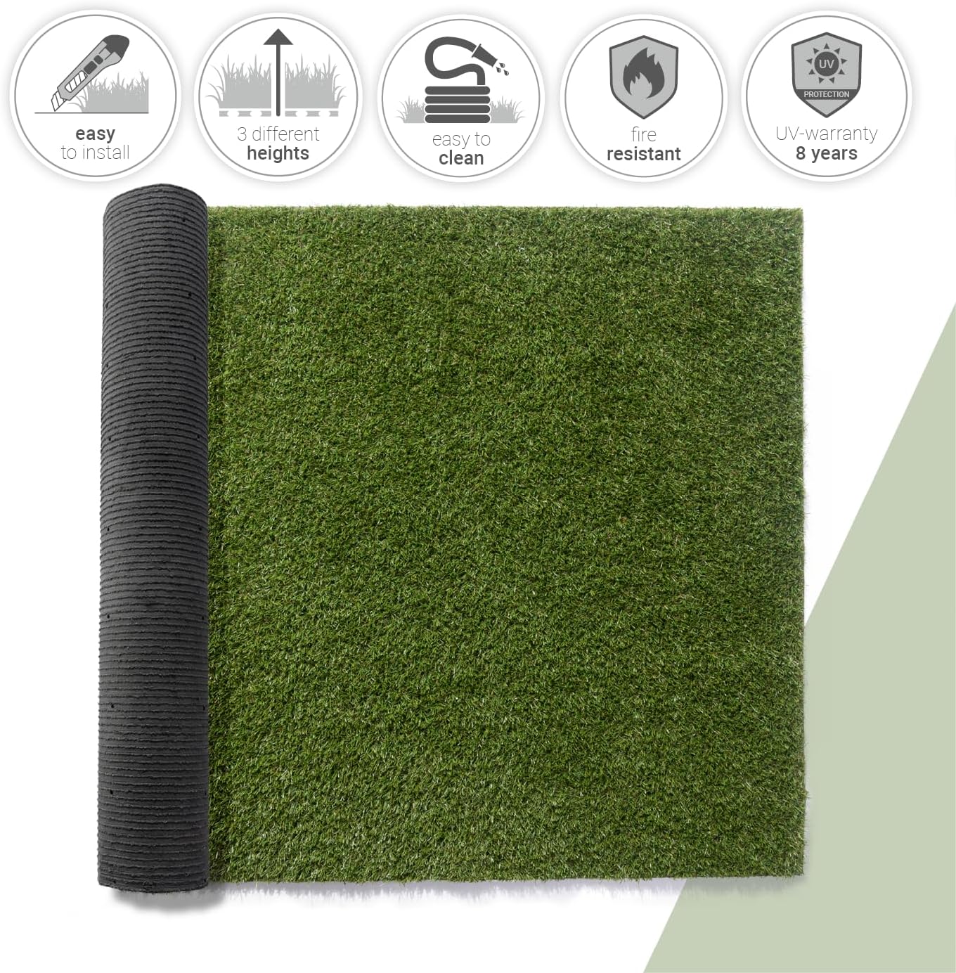 Thumbnail 2 de Paco Home Césped Artificial 14mm 200x300cm 🌿 Interior y Exterior