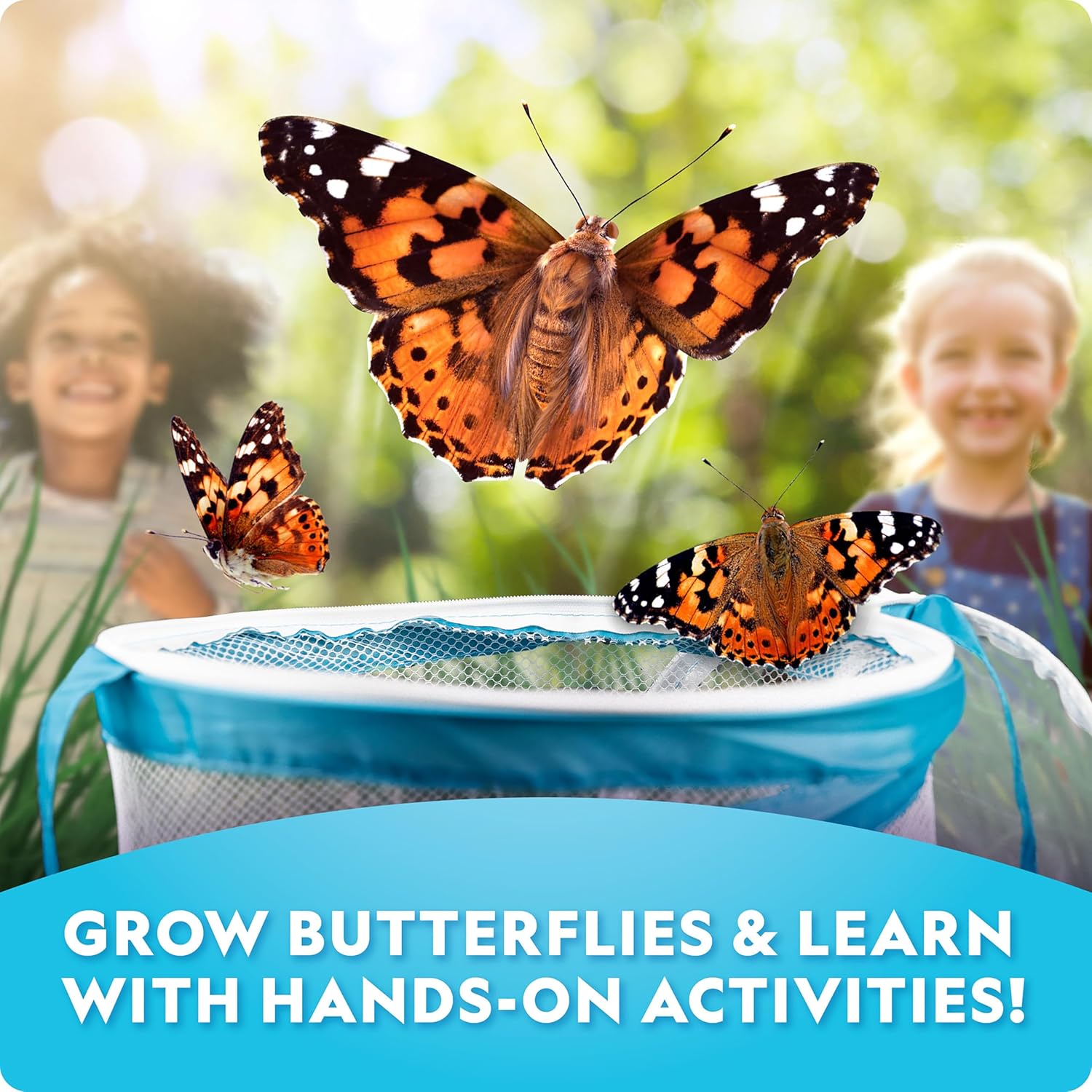 Detalle 2 de National Geographic Ultimate Butterfly Growing Kit 5 caterpillars